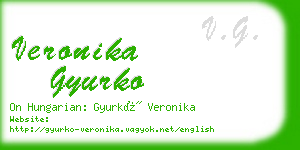 veronika gyurko business card